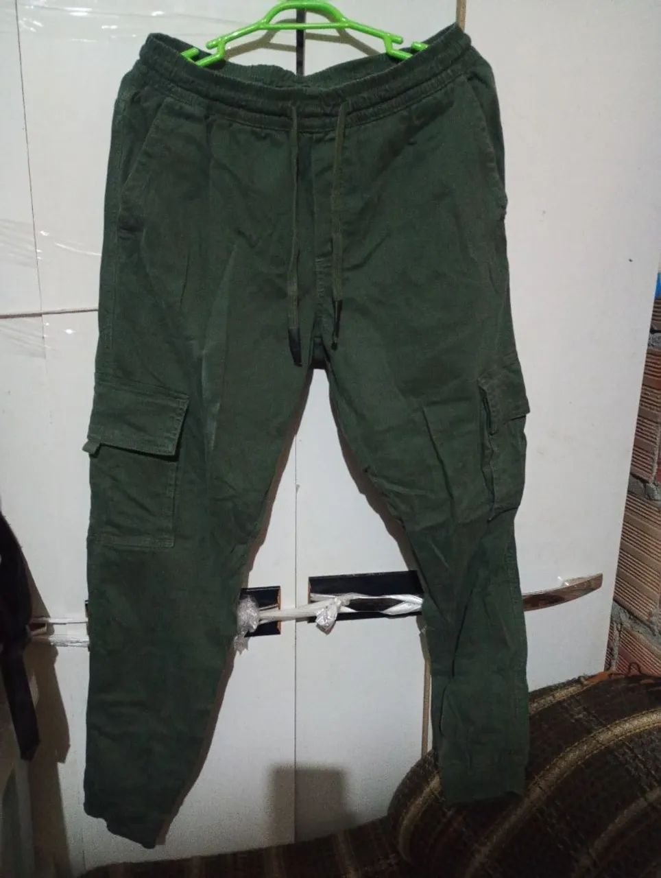 Calça Jogger Jeans Verde - Foto 2