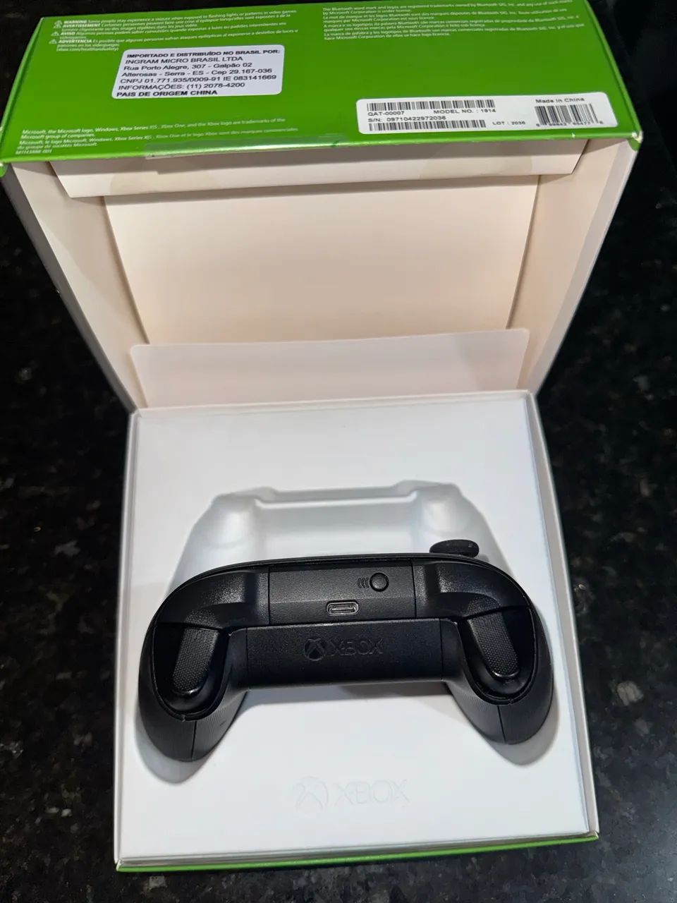 Controle Xbox One X - preto, perfeito  - Foto 3