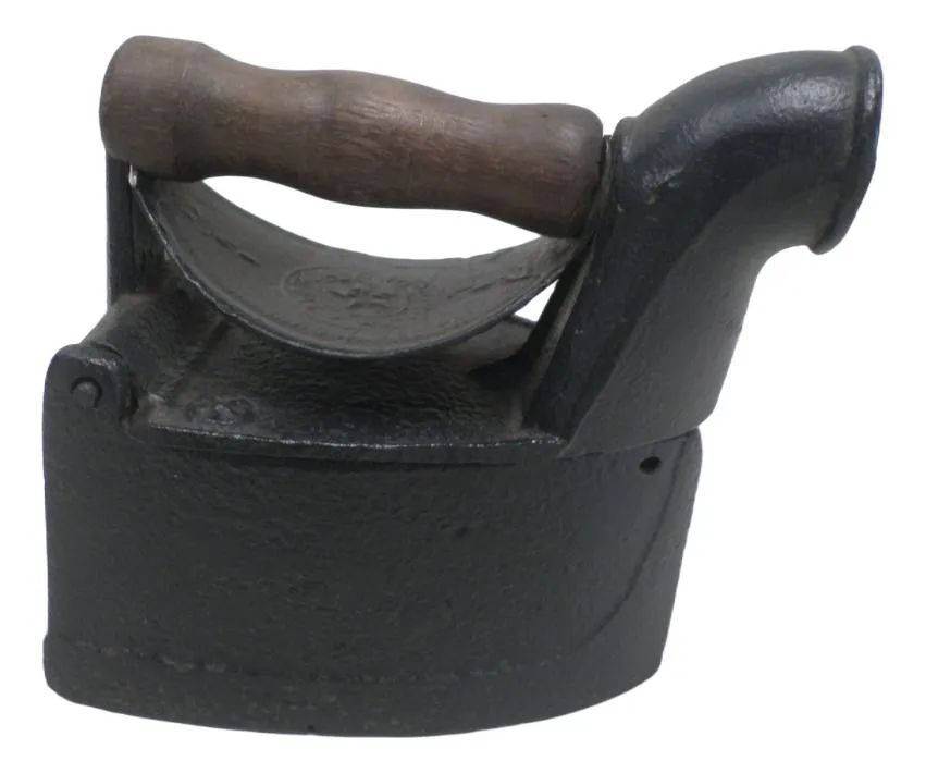 Ferro De Passar Roupa Antigo Carvão - Foto 3