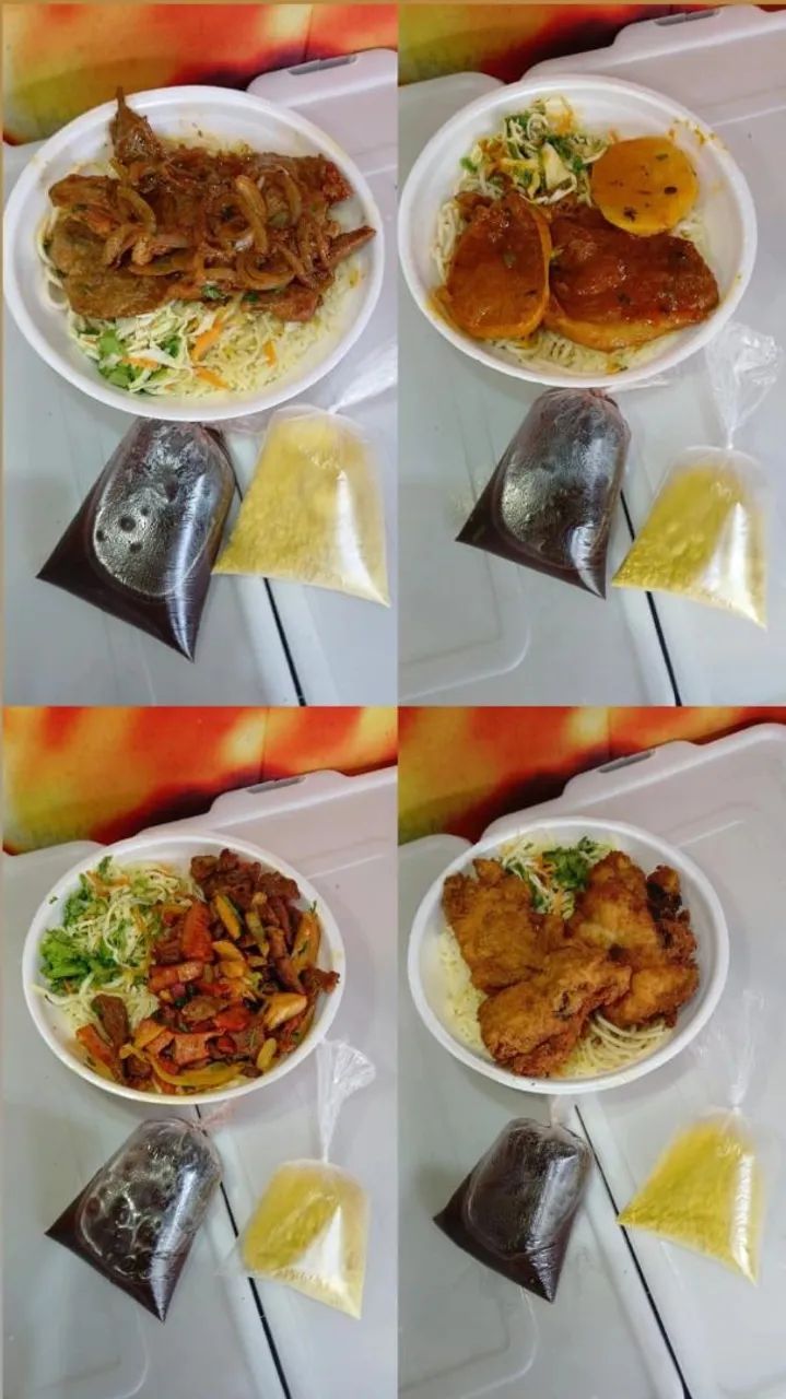 Marmita, refeições e churrasco 