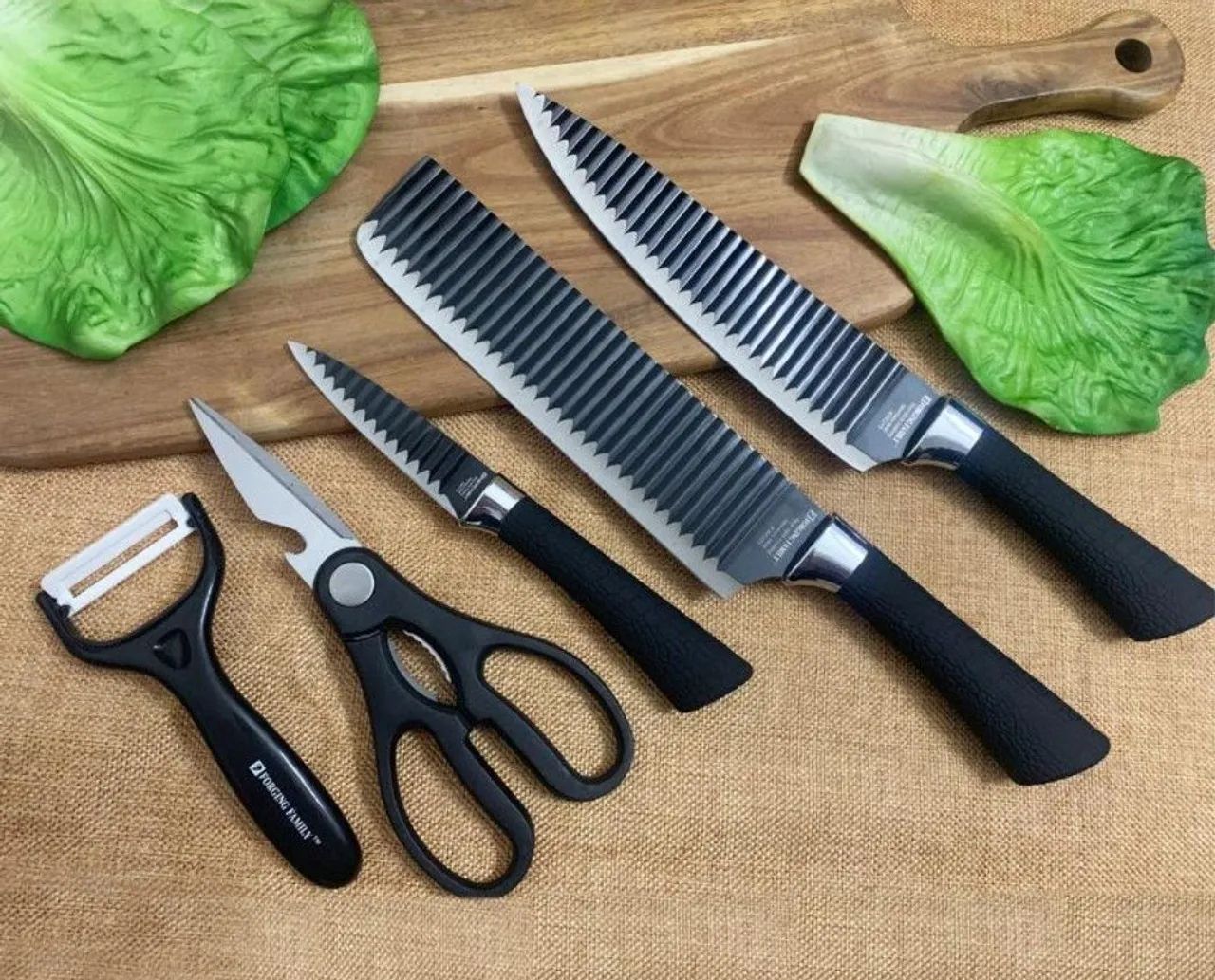 Kit 6 Peças Facas Antiaderente - NOVO - Foto 4