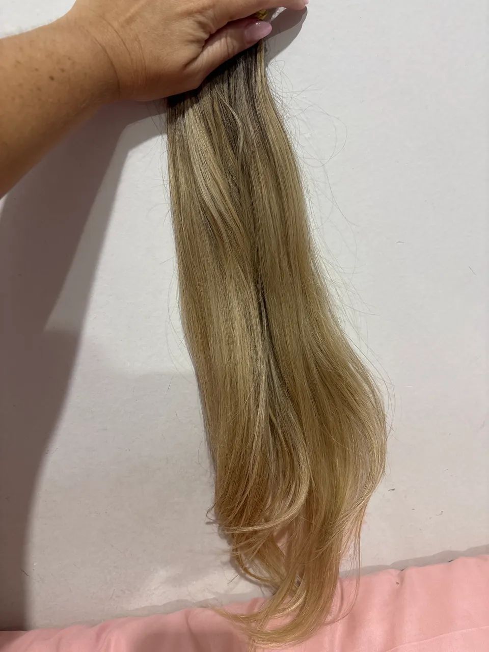 Cabelo brasileiro loiro 50/55cm - Foto 2