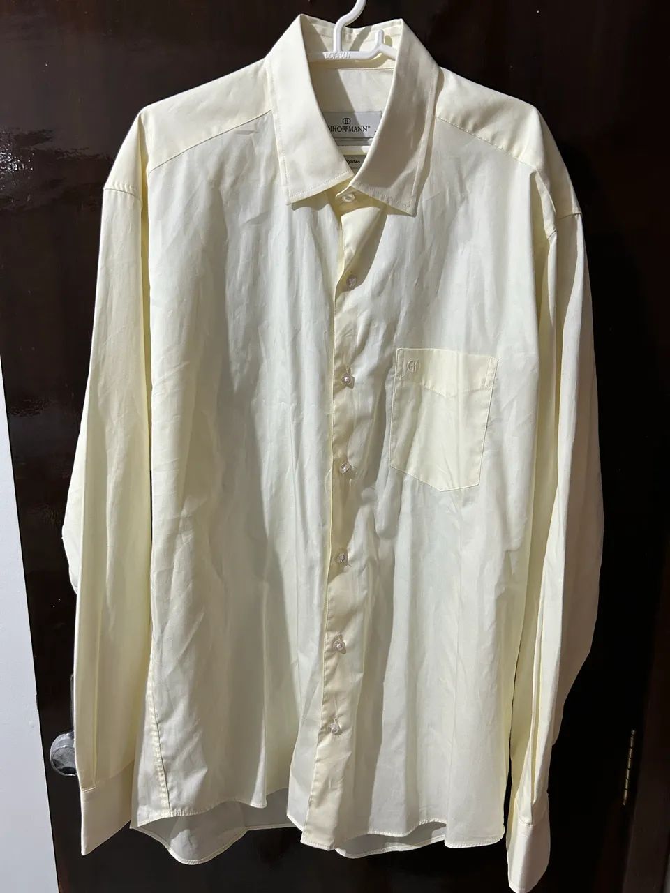 Camisa DiHoffmann amarela - Tamanho G (nº 3) - Estado de nova