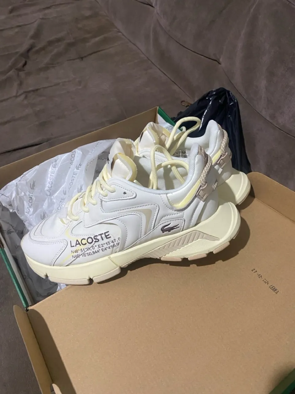 Tênis Lacoste l003 neo branco - Novo