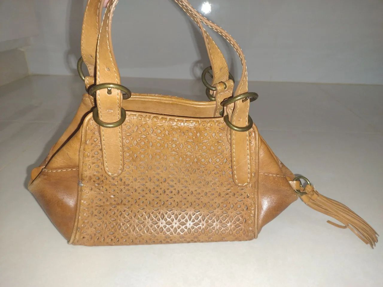Bolsa de mão couro legítimo 