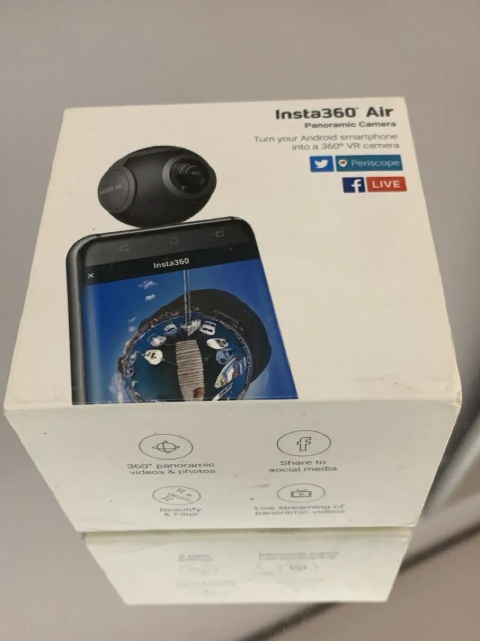 Câmera 360° Insta360 Air - Capture momentos incríveis!