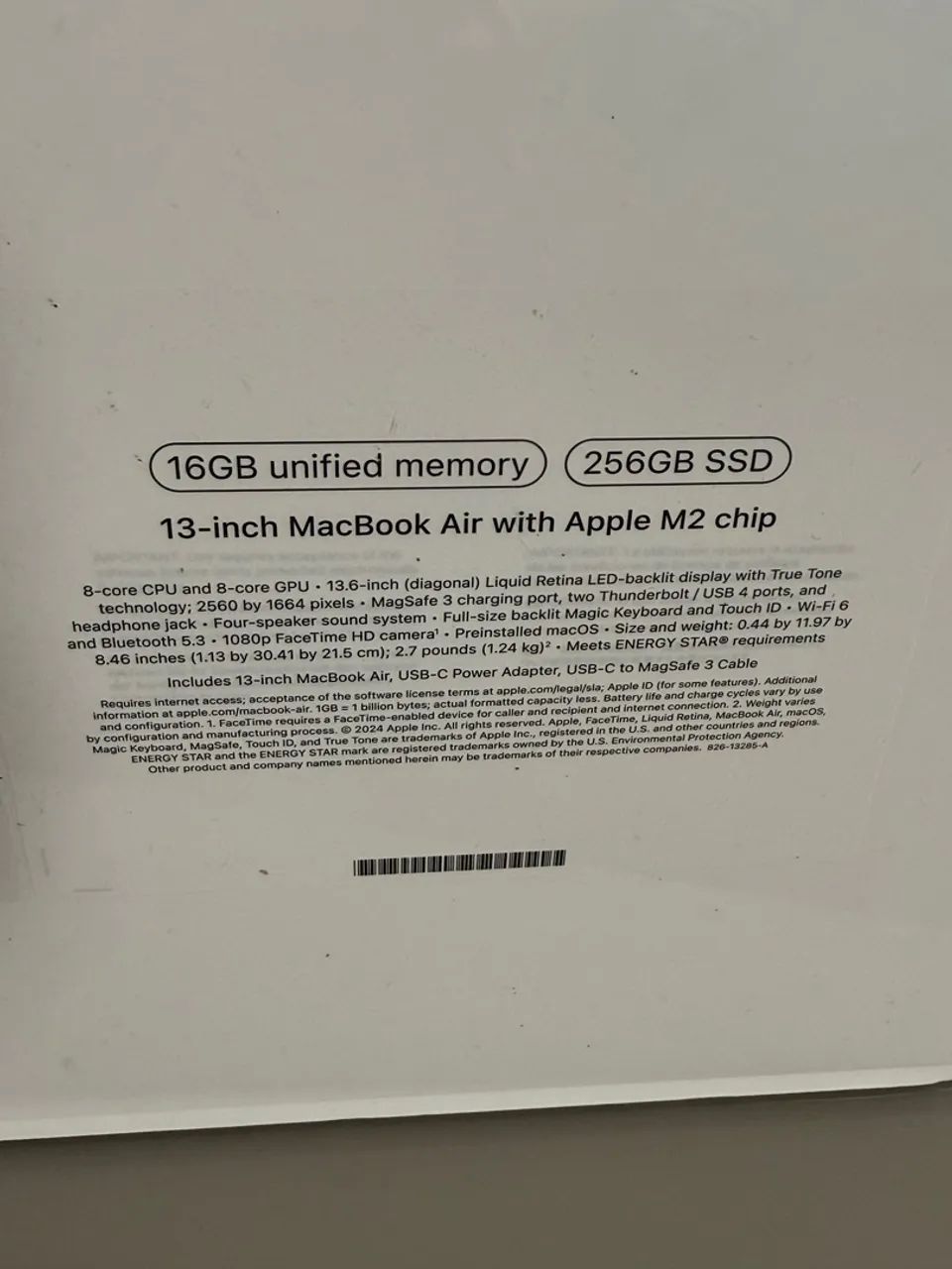MacBook Air M2 16GB RAM 256SSD - Silver - Foto 3