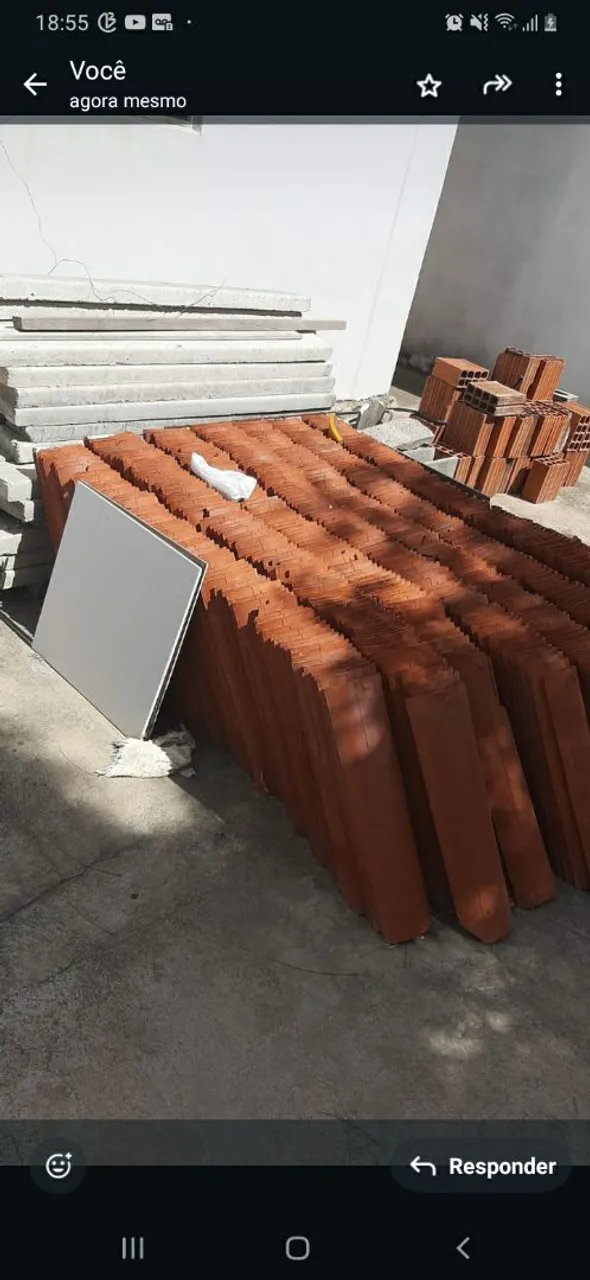 Telhas de cerâmica para construção