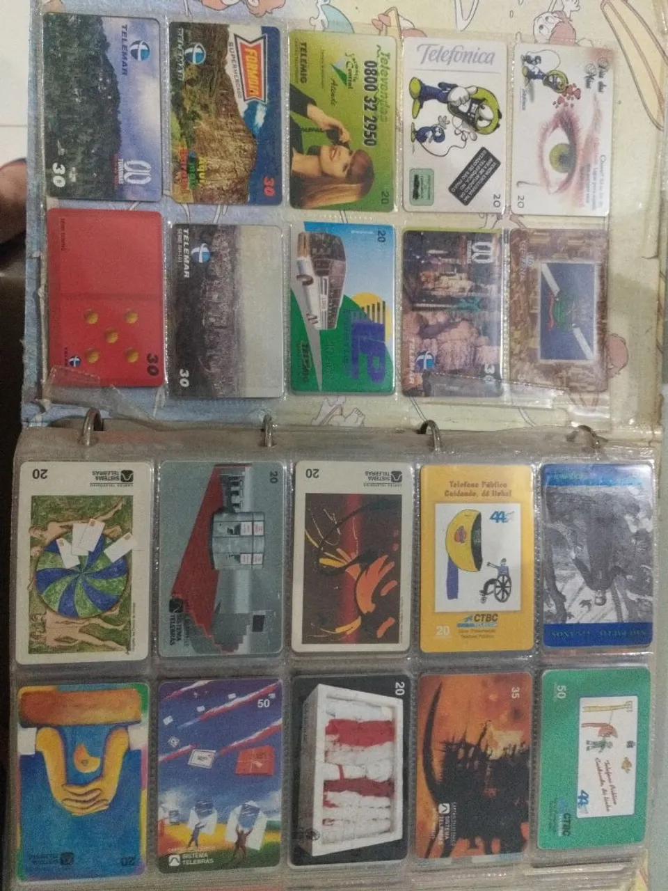 Coleção de cartões 