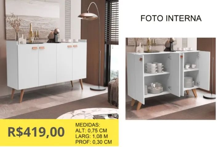 APARADOR A PRONTA-ENTREGA 