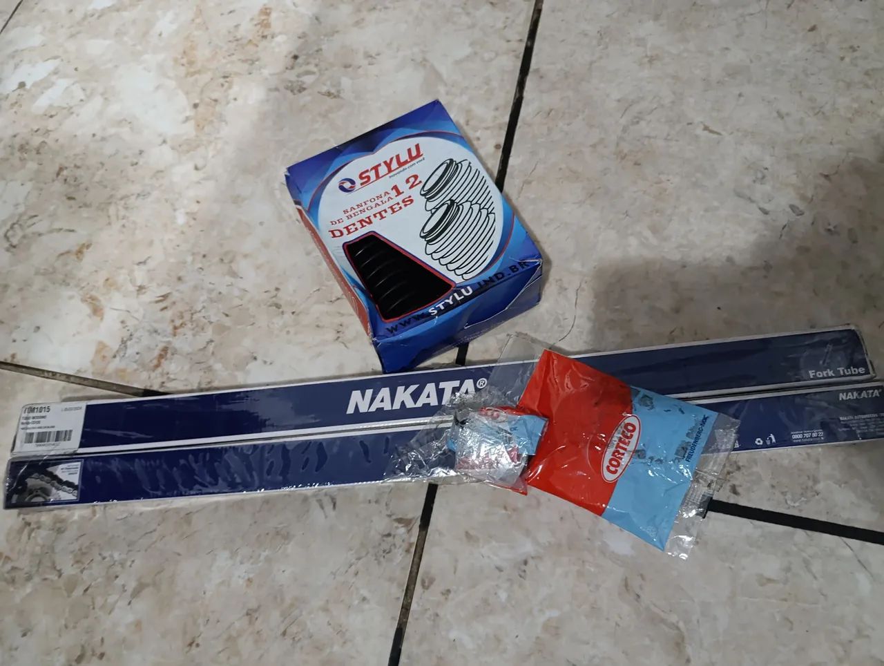 Sanfona de Bengala 12 Dentes e par de tubo de cilindro bengala cg fan  - Foto 2