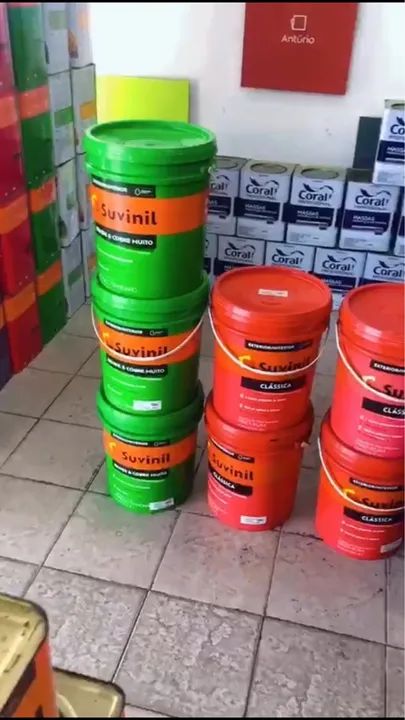 Tinta Coral - Rende Muito - Pacote com 12 latas - Foto 6