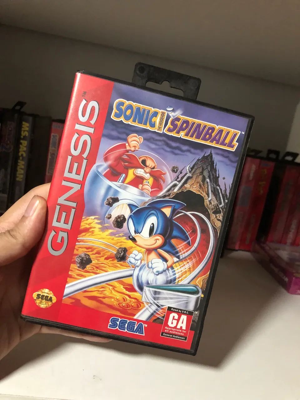 Sonic Spinball Original mega Drive Sega - Jogos de Vídeo Game - Vila ...