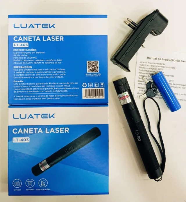 Caneta Laser Para Reuniões Estudos Apresentações Lt 403