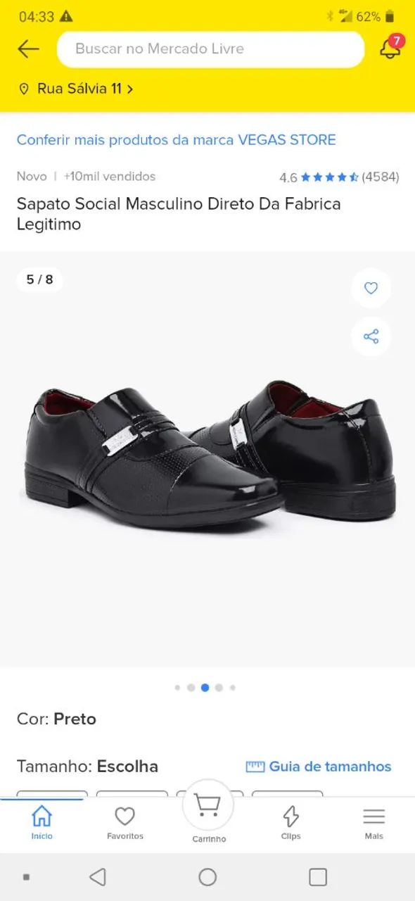 Sapato social 41 novo