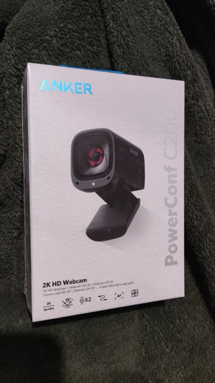Webcam Anker PowerConf C200 - Nova Lacrada