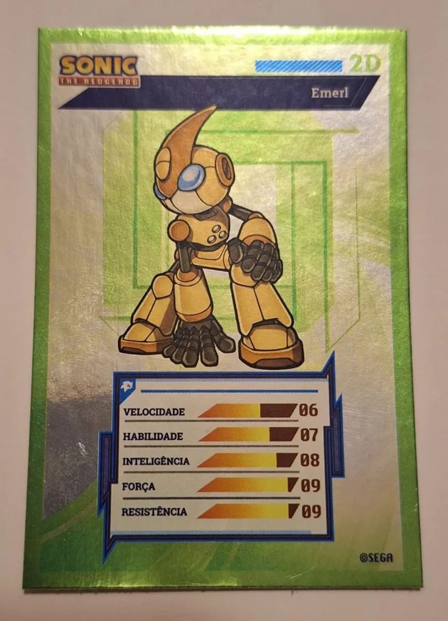 Cartão Sonic The Hedgehog Knuckles - Foto 3