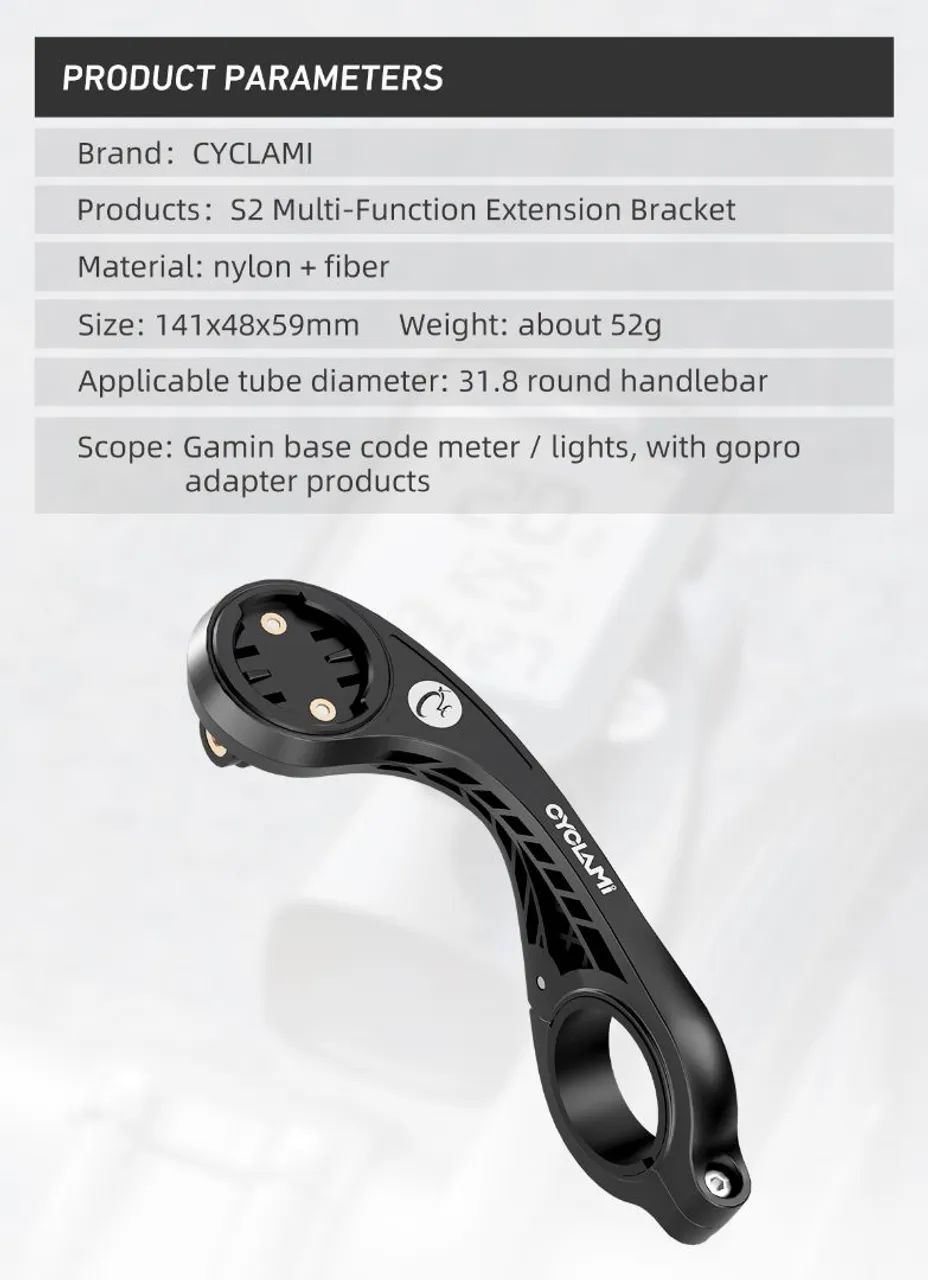 Suporte de Bicicleta CYCLAMI S2 2 em 1 Novo - Foto 4