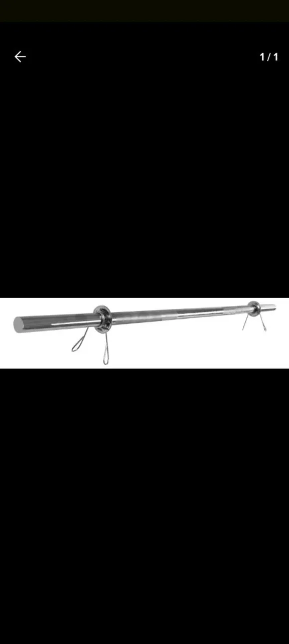 Barra cromada 1,80 cm  ( 10 unidades ) 