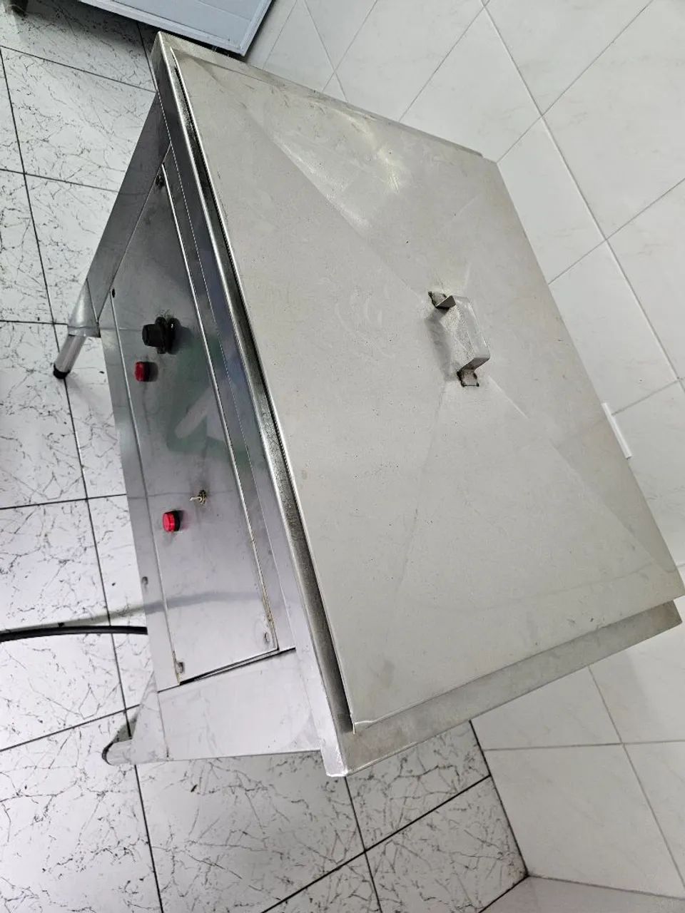 Fritadeira água e oleo inox industrial  - Foto 2