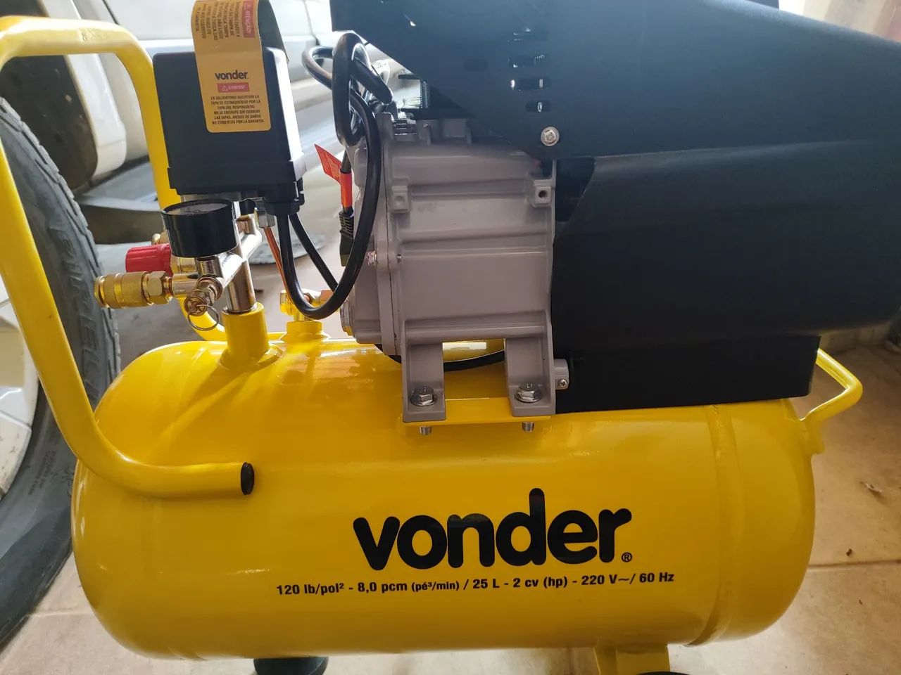 Compressor 25 Litros vonder  - Foto 5