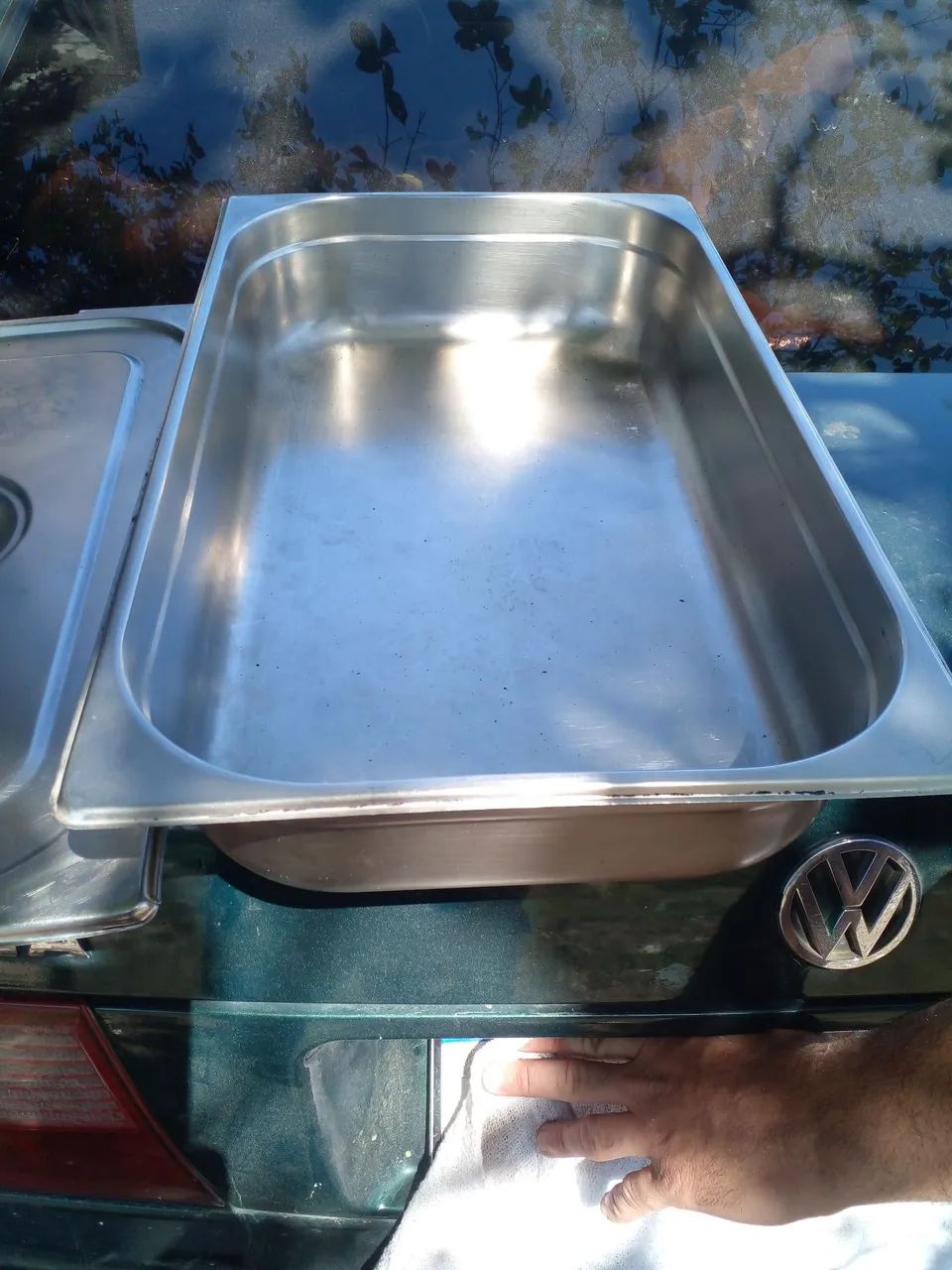Cuba para alimentos de inox 45x25