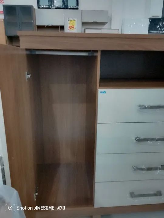 Cômoda com montagem e entrega grátis aproveite  - Foto 2