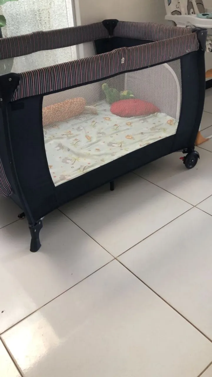 Berço Portátil Infantil - Conforto e Segurança