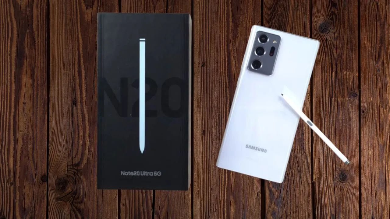 Samsung Galaxy Note 20 Ultra impecável 12+8 RAM 256 gigas na cor Branca