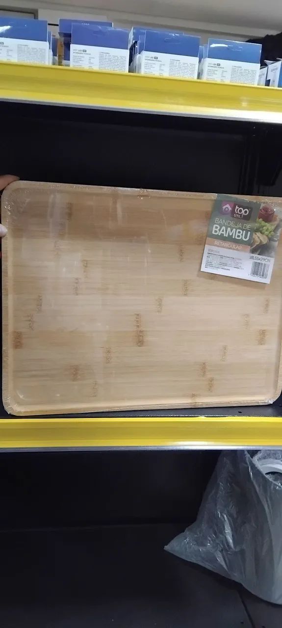 Bandeja de Bambu retangular 