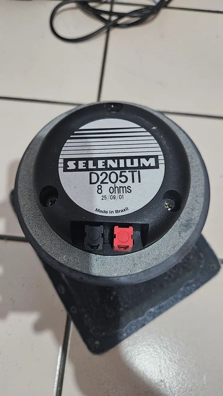 2 kits para caixa de som 12" (alto falante, divisor de frequência e driver) 