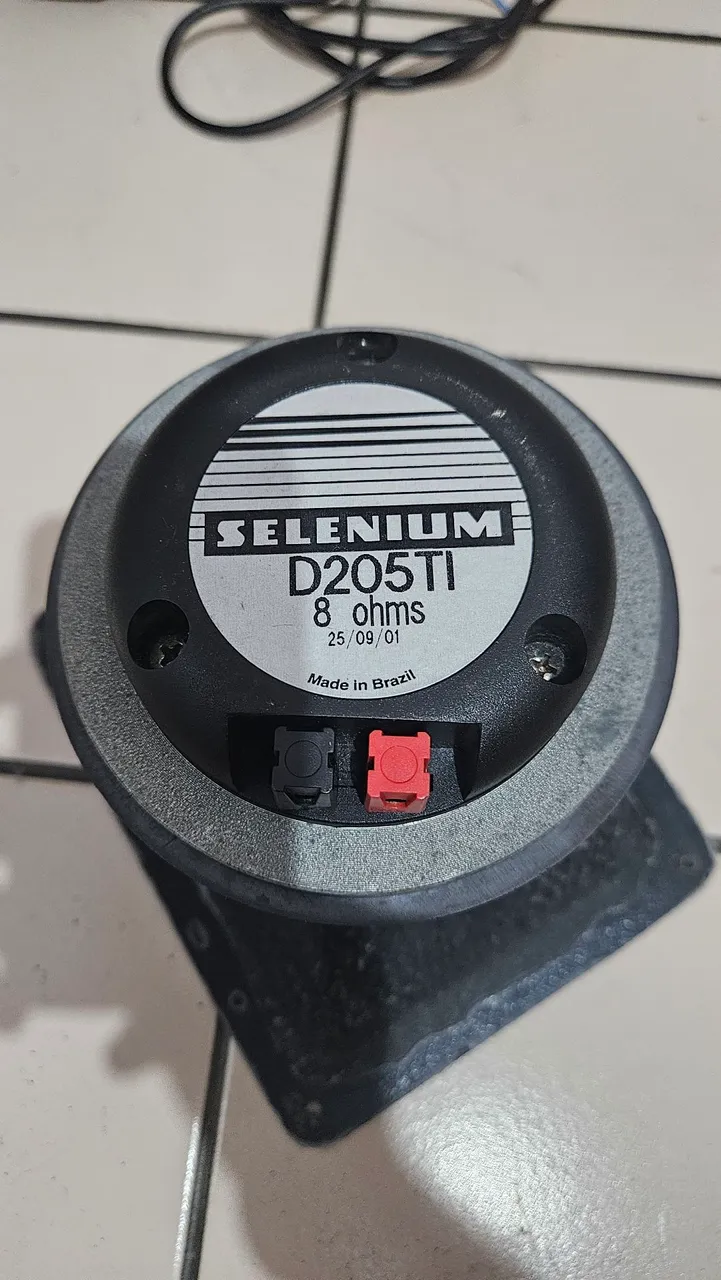 2 kits para caixa de som 12" (alto falante, divisor de frequência e driver)