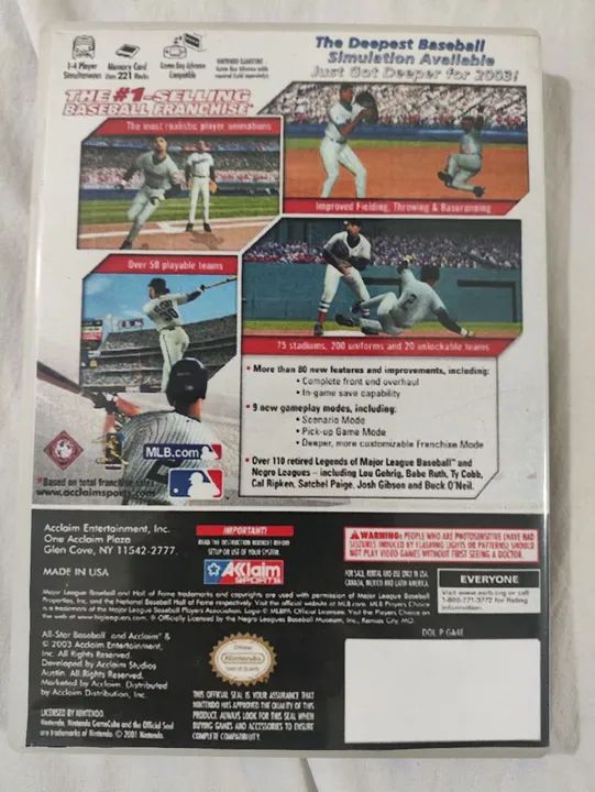 All-Star baseball 2004 Game cube - Foto 3