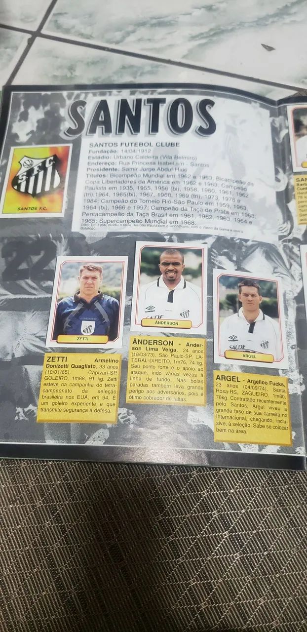 Álbum campeonato Paulista 98 - Foto 4