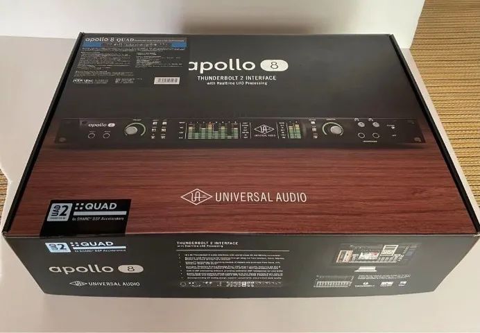 Interface de Audio Universal audio Apollo 8 Quad como novo