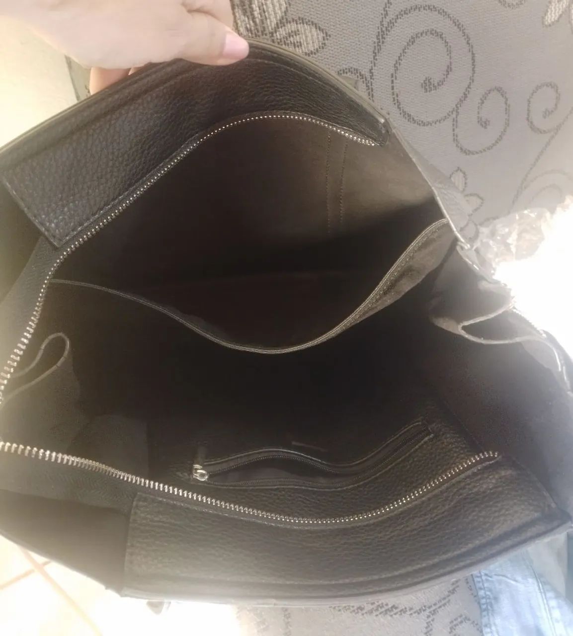 BOLSA DE COURO LEGÍTIMO  - Foto 2