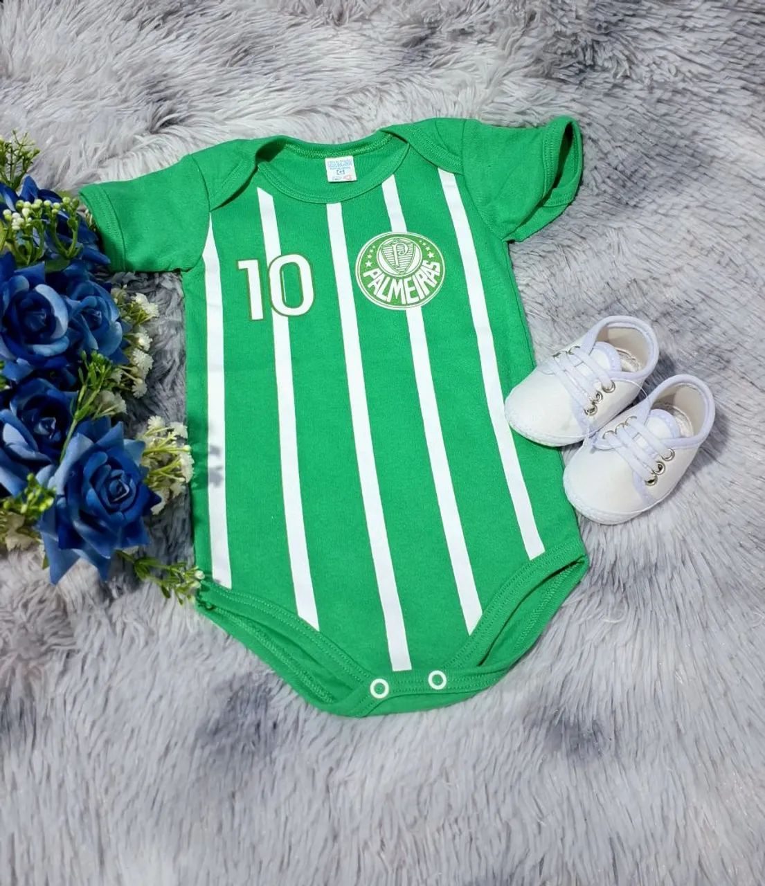 Bodys time de futebol mais sapatinhos - Foto 6