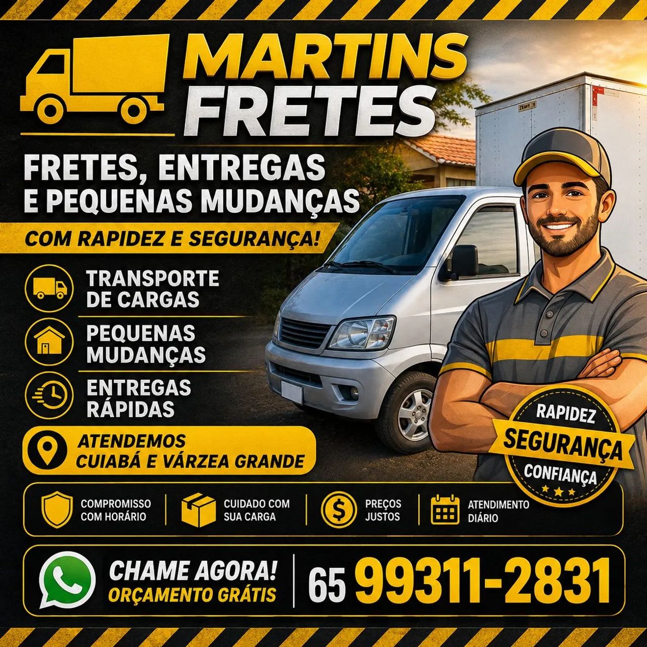 *Fretes, entregas rápidas e pequenas mudanças*