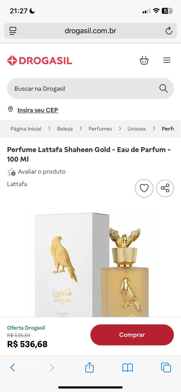 Perfume Shaheen gold Lattafa  - Foto 3