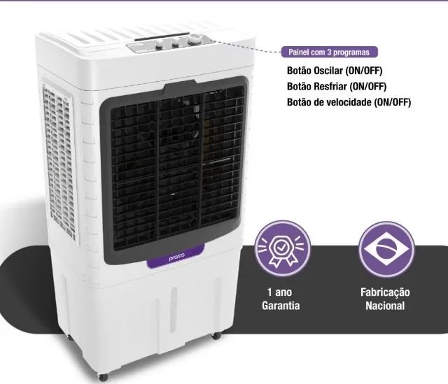 CLIMATIZADOR DE AR 80 LITROS PRAXIS 220V