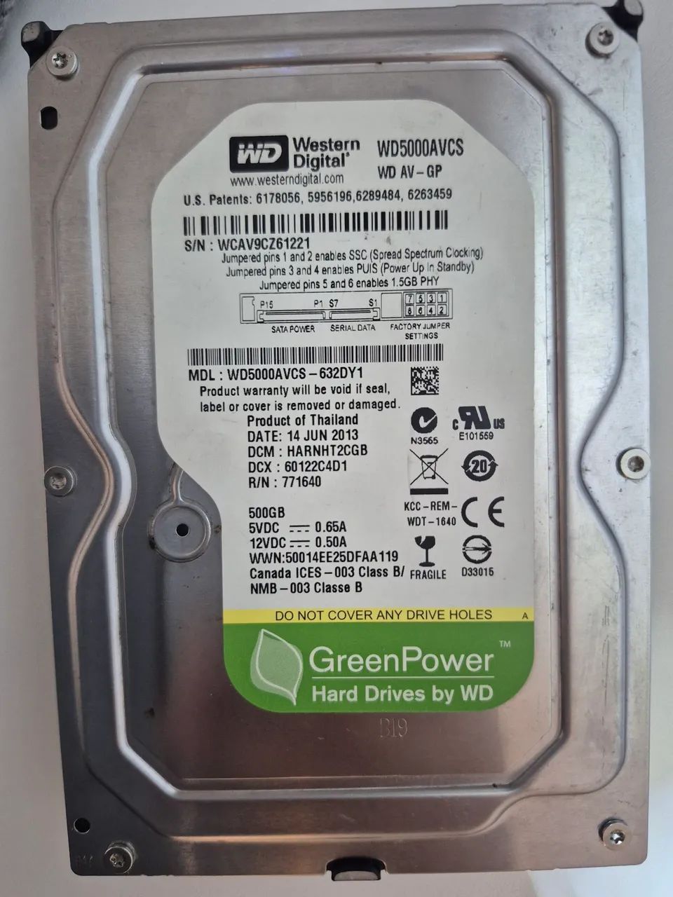 HD Interno 3,5 PC 