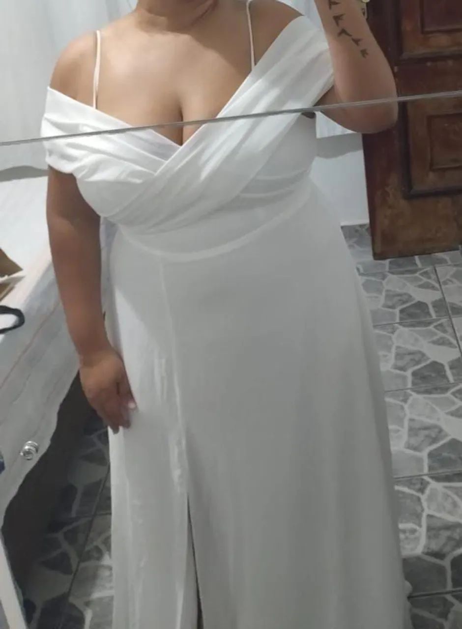 Vestido branco | Noiva | Ensaio | Chá de bebê ? - Foto 2
