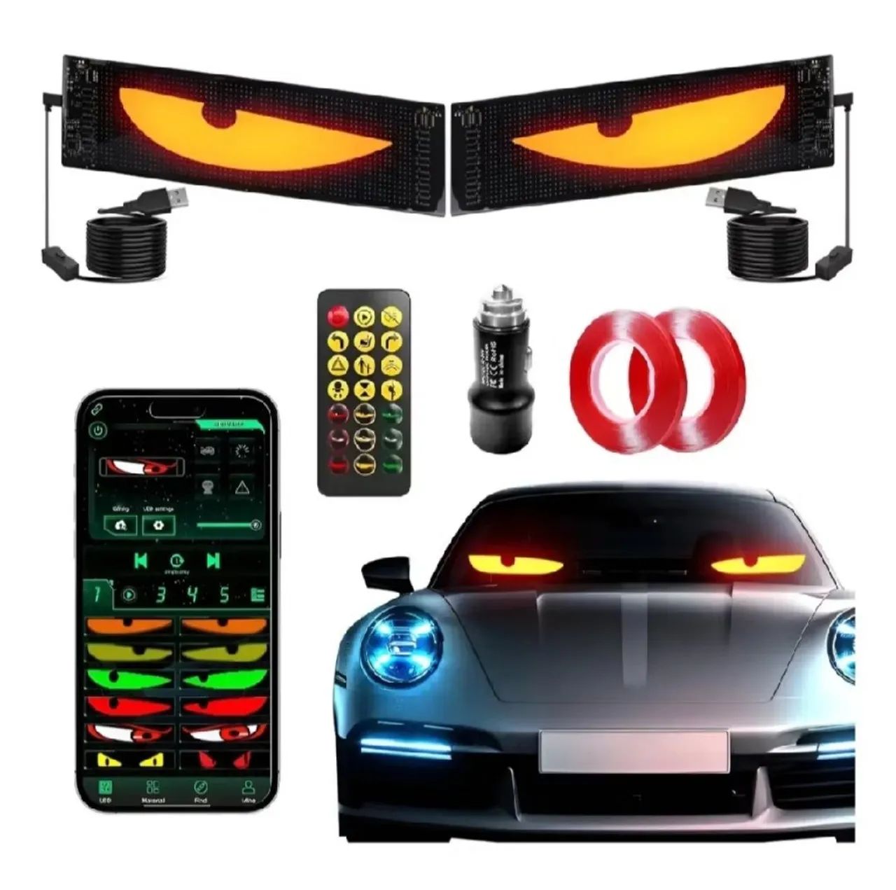 olhos carinhosos em led. - Foto 4