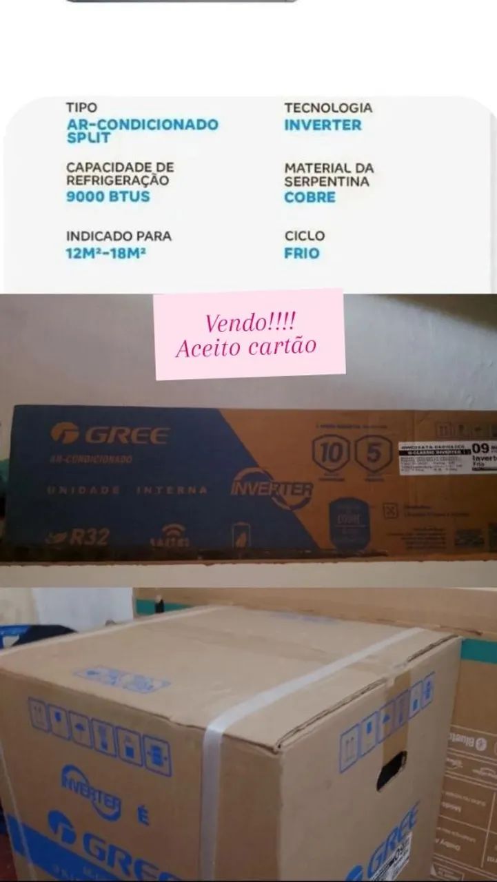 Ar-condicionado novo