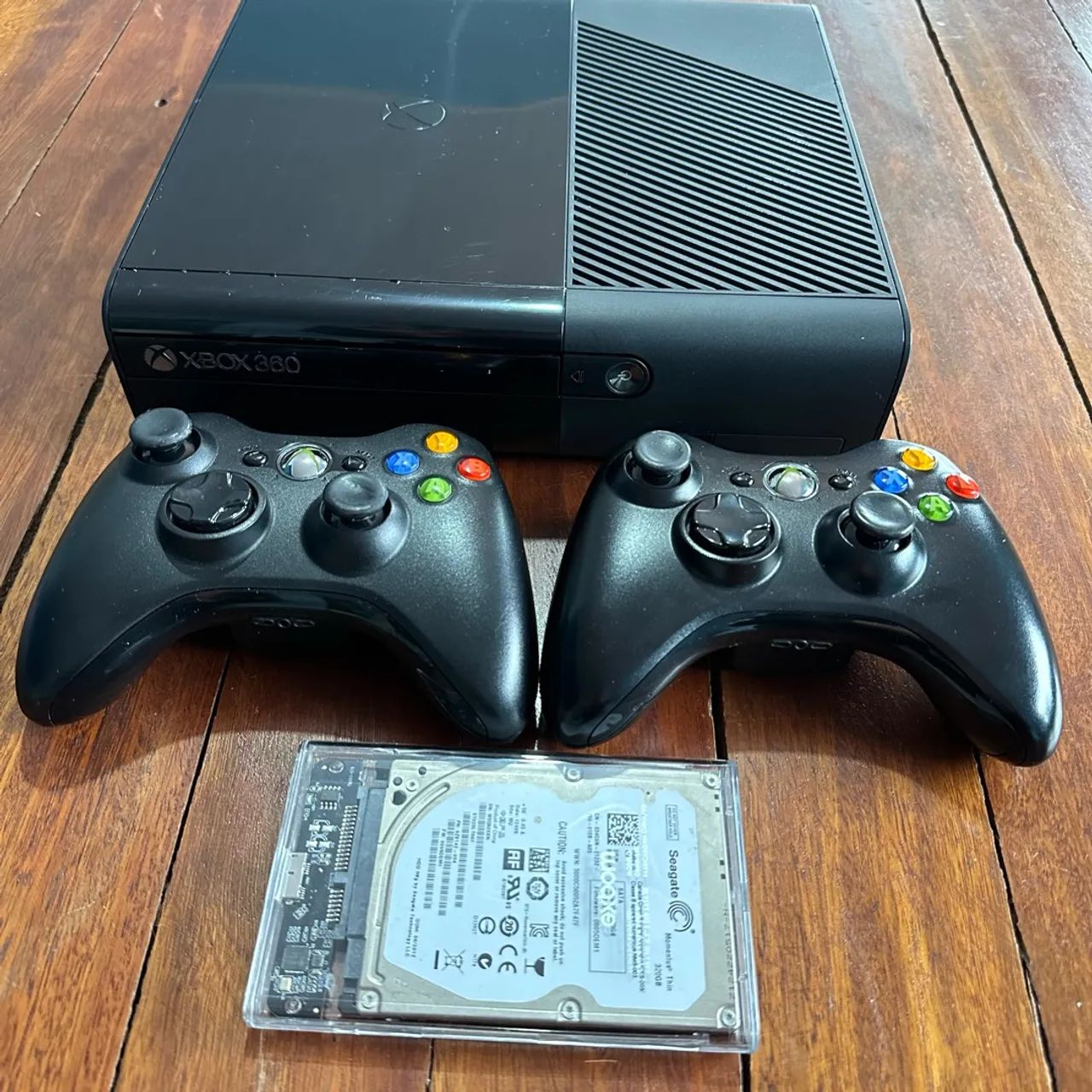 Xbox 360 com kinect + 2 controles e HD 320gb - Foto 3