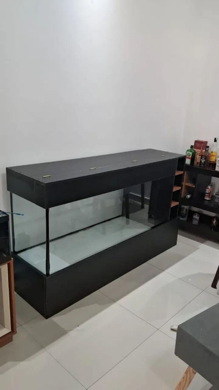 Aquário 150/50/50  375 litros móvel rack 