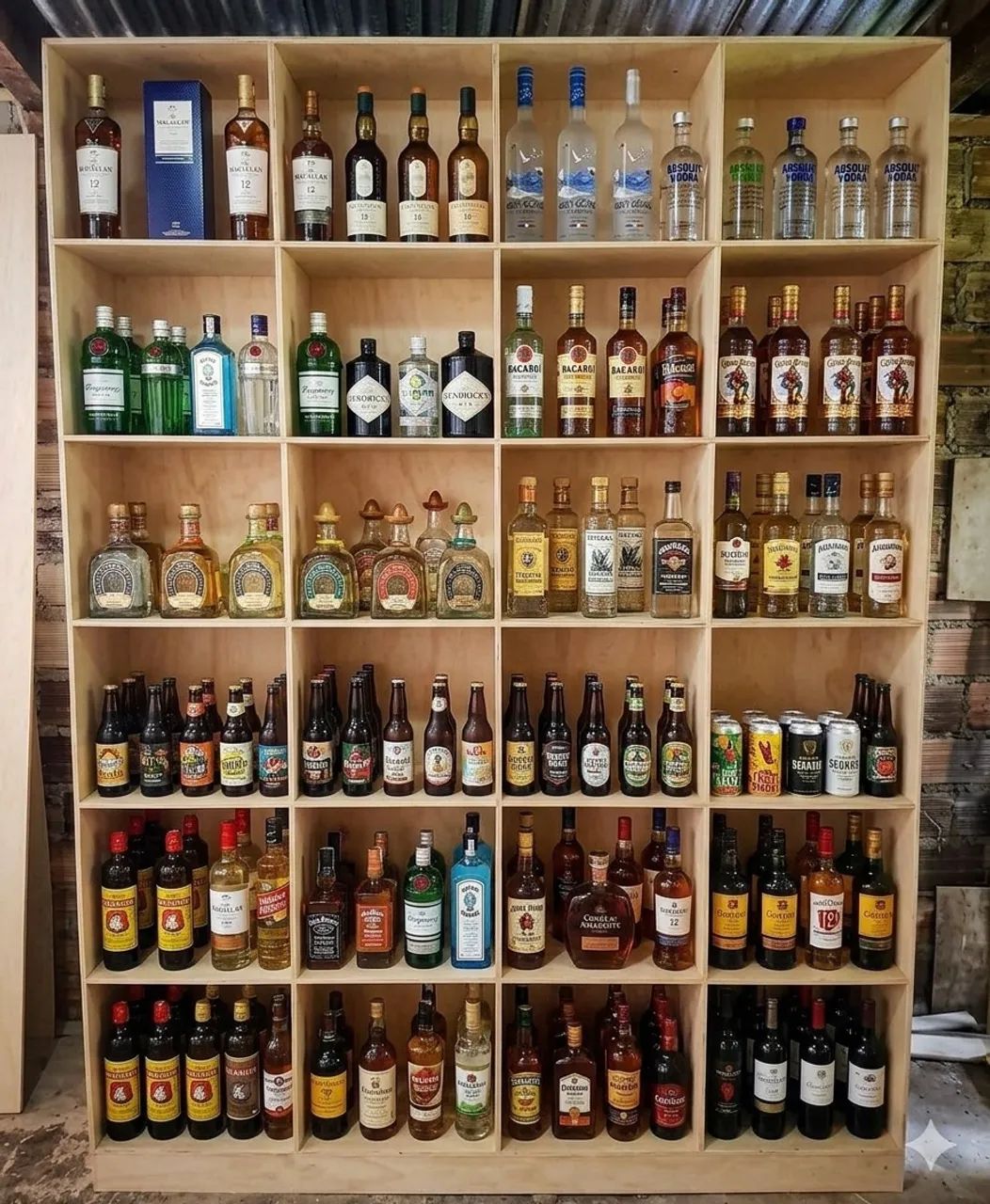 Expositor para bebidas 