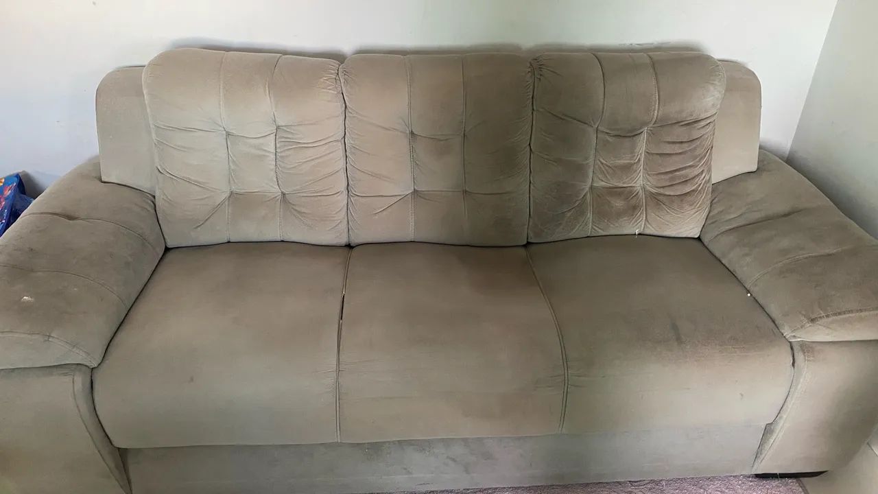 SOFÁ CINZA 2 METROS - R$300