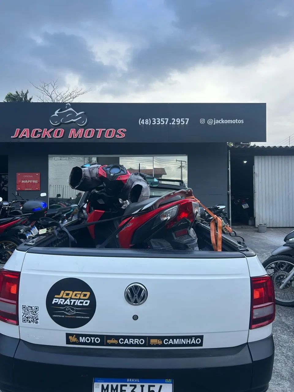 Regate de moto rápido 