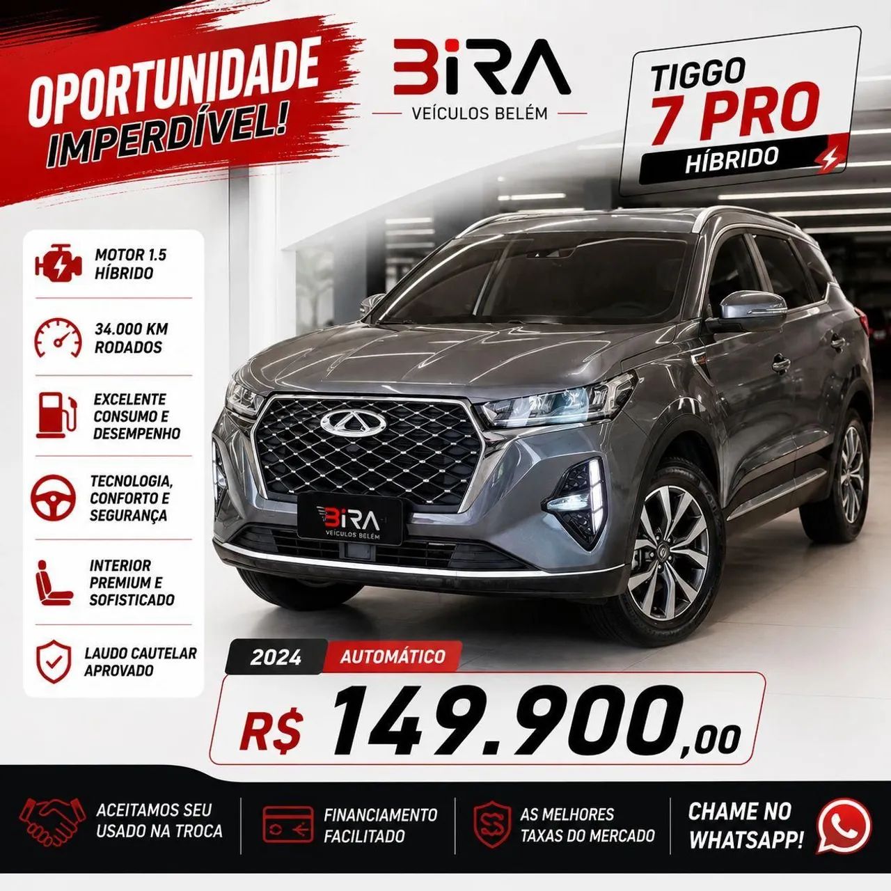 Chery Tiggo 7 Pro MAX Drive 1.5 TB (hibrido) 2024